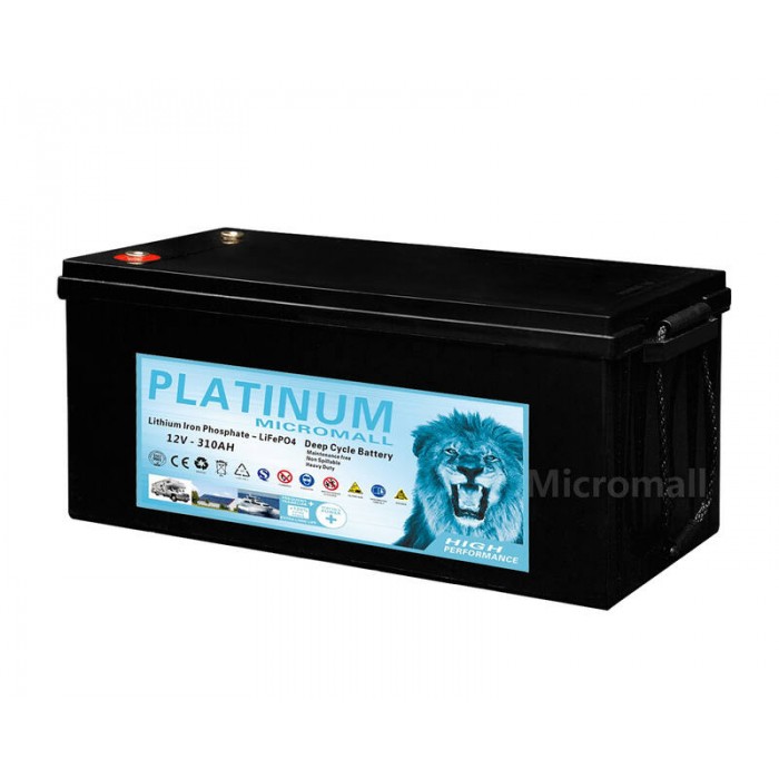 12V 310Ah Lithium Iron Phosphate (LiFePO4) Battery with 4 BMS
